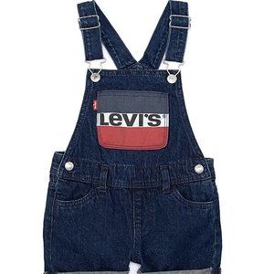 Levi's® Little Girls Denim Shortall